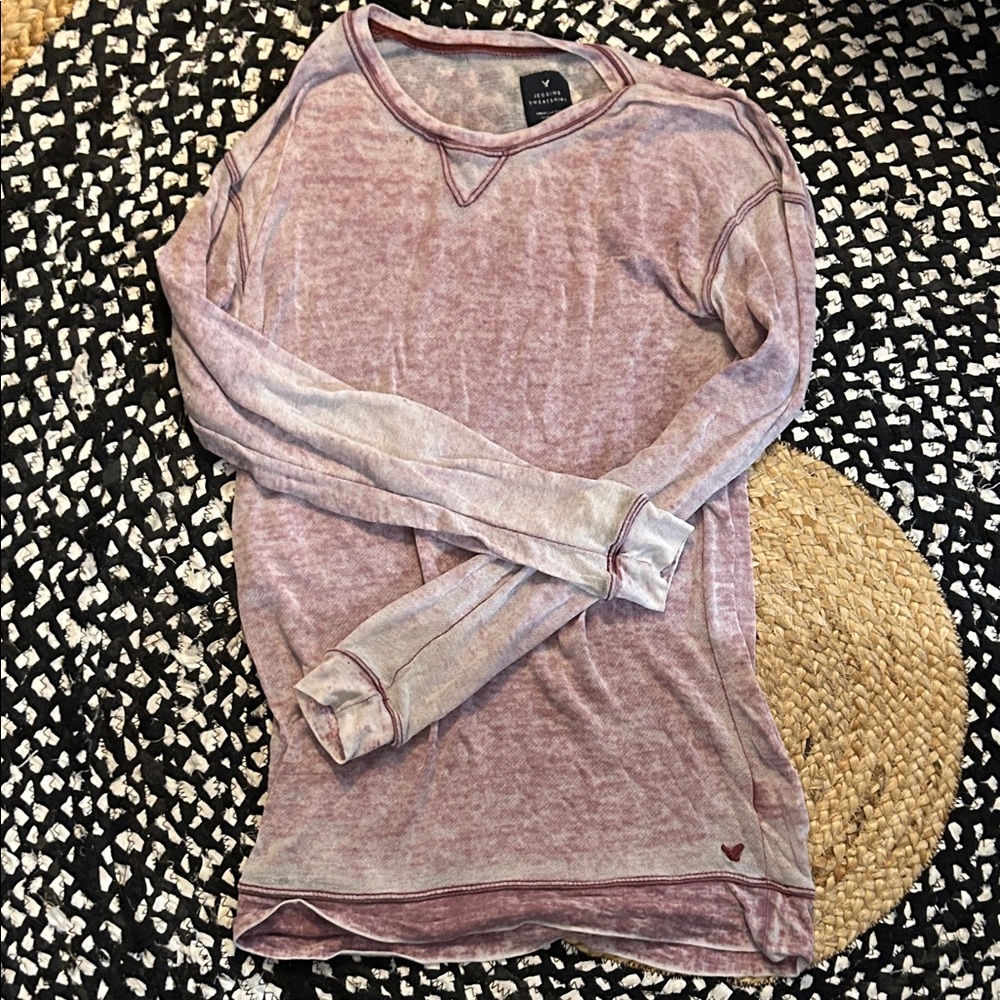 AEO Purple Jegging Sweatshirt